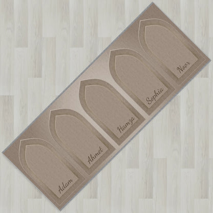 Silhouette Arch Personalized Prayer Mat