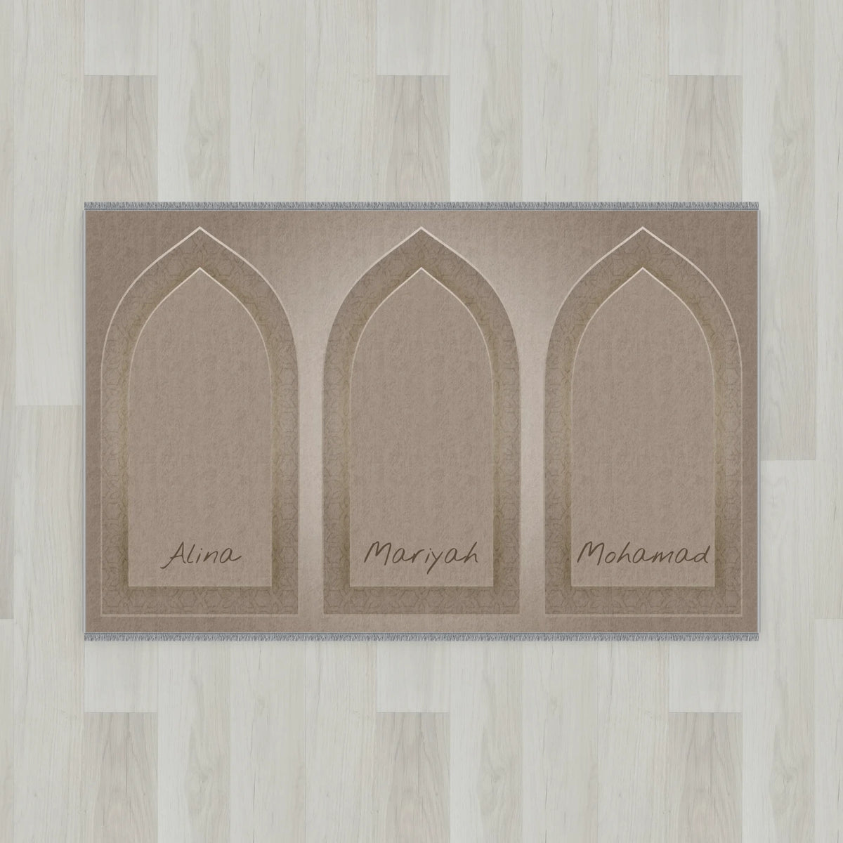 Silhouette Arch Personalized Prayer Mat