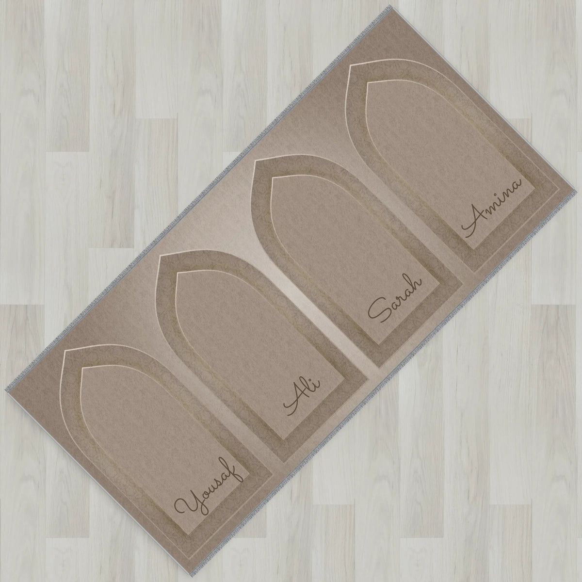 Silhouette Arch Personalized Prayer Mat