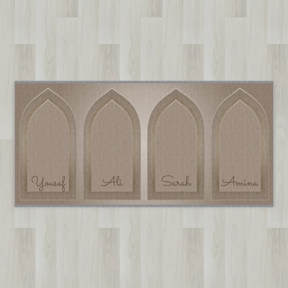 Silhouette Arch Personalized Prayer Mat