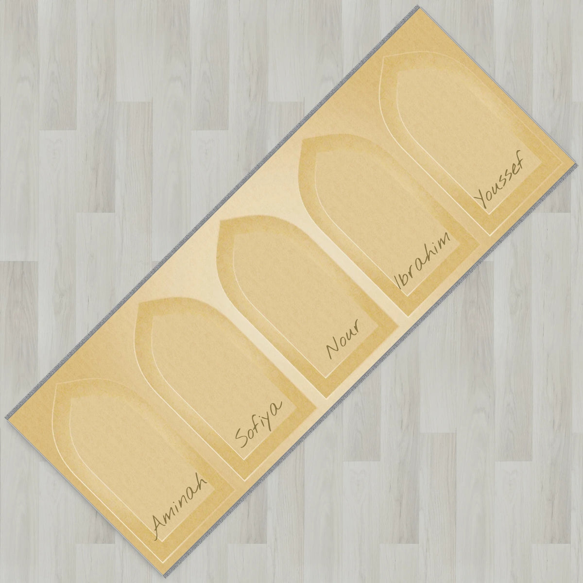 Silhouette Arch Personalized Prayer Mat