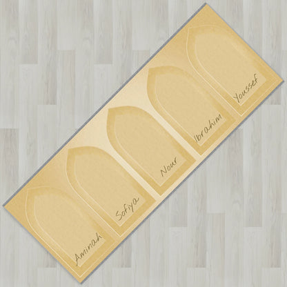 Silhouette Arch Personalized Prayer Mat