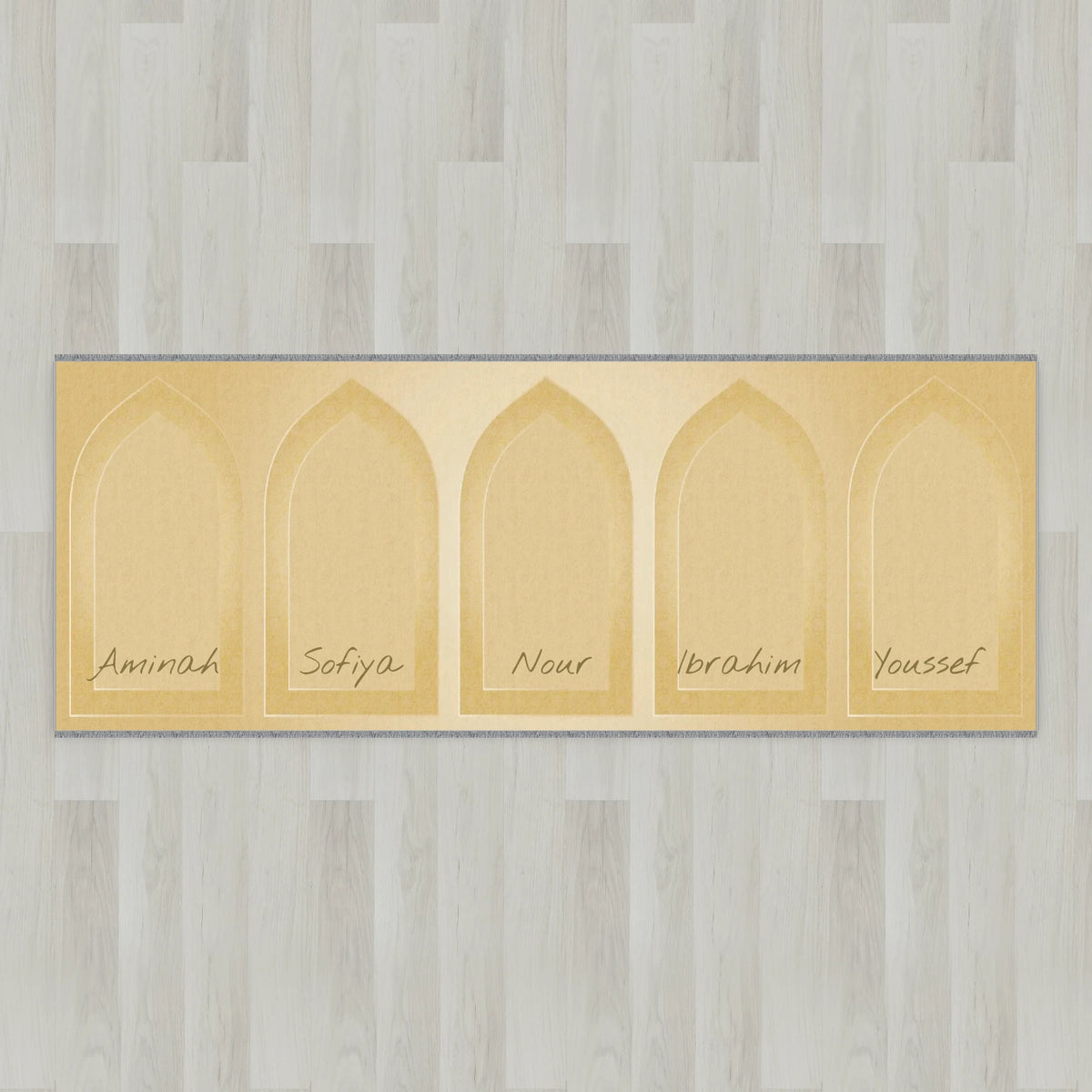 Silhouette Arch Personalized Prayer Mat