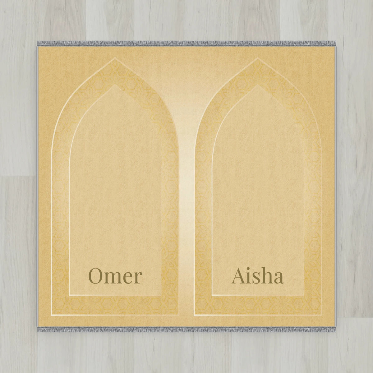 Silhouette Arch Personalized Prayer Mat