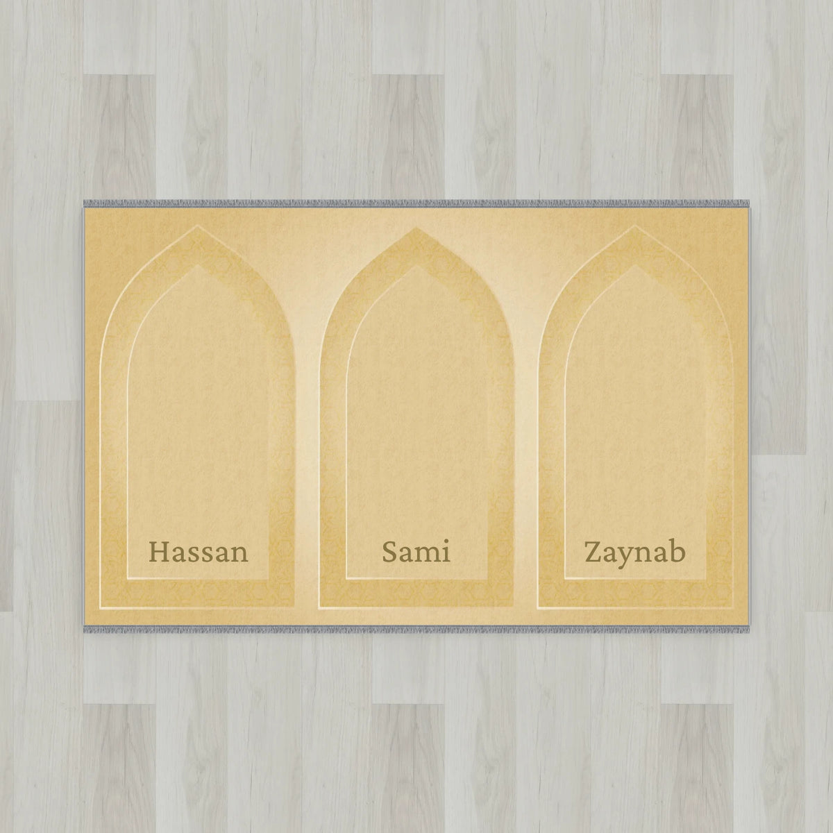 Silhouette Arch Personalized Prayer Mat