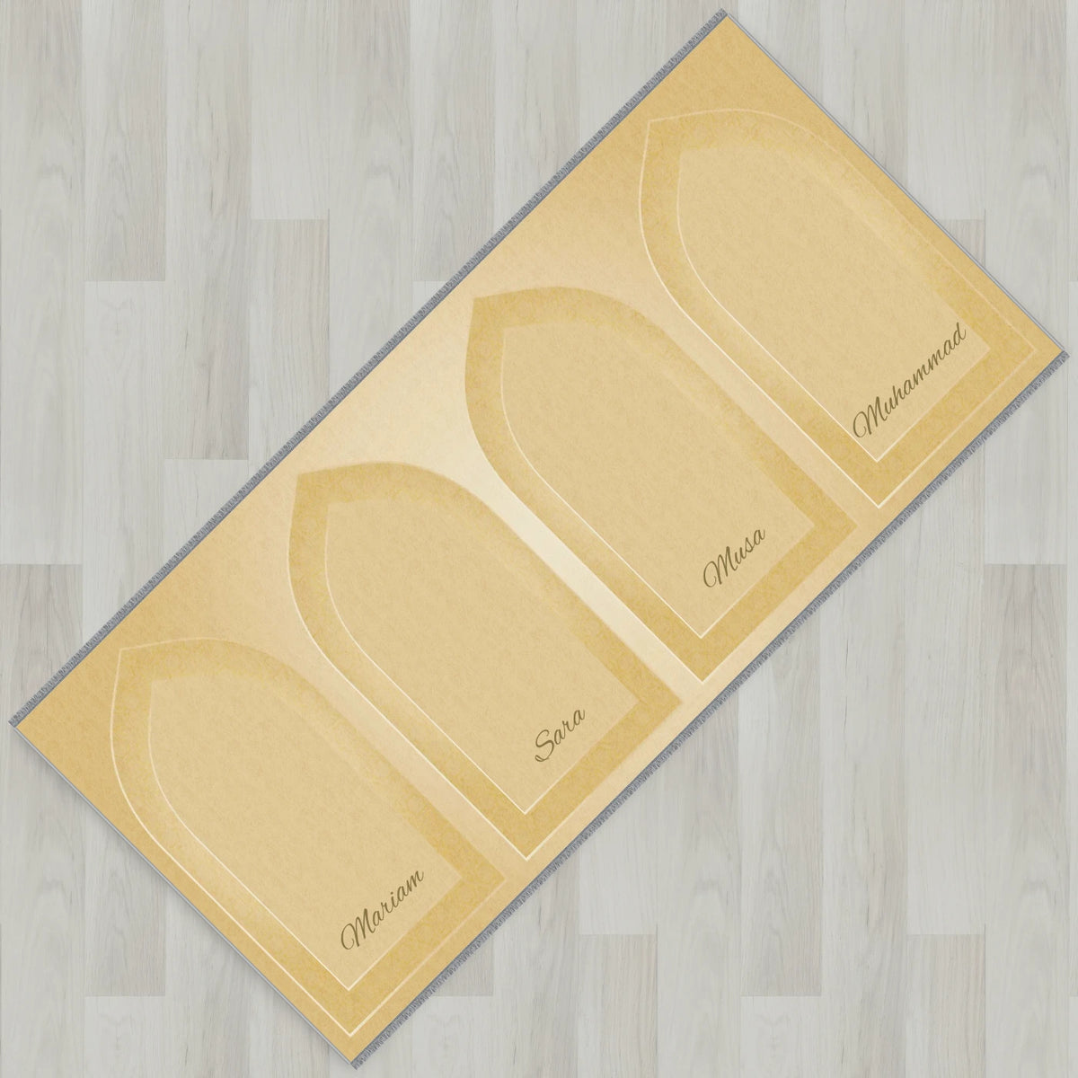 Silhouette Arch Personalized Prayer Mat