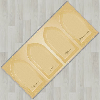 Silhouette Arch Personalized Prayer Mat