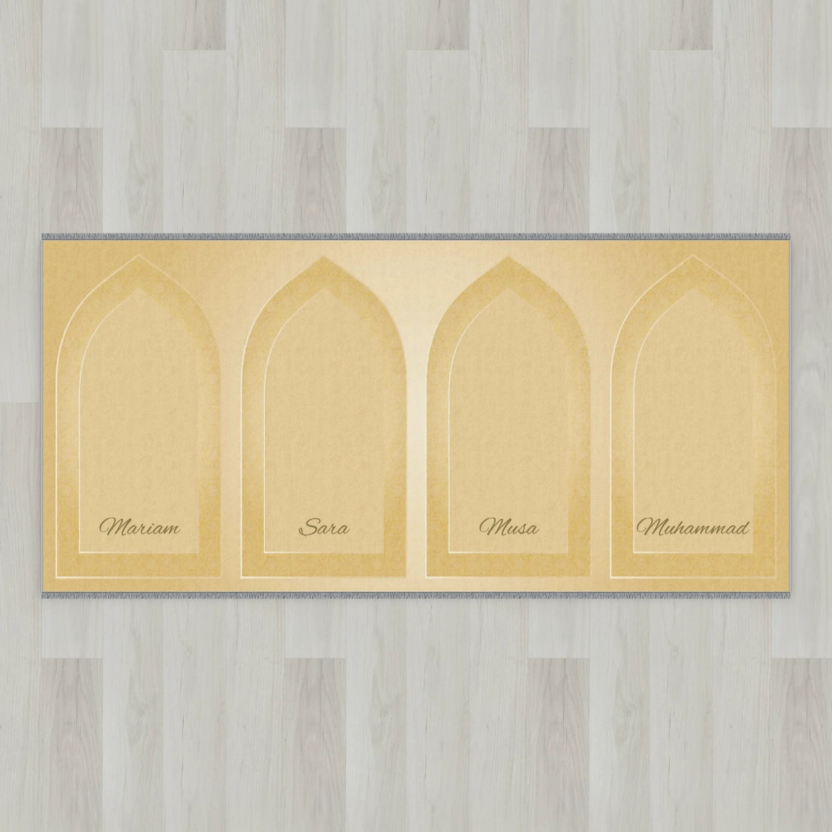 Silhouette Arch Personalized Prayer Mat