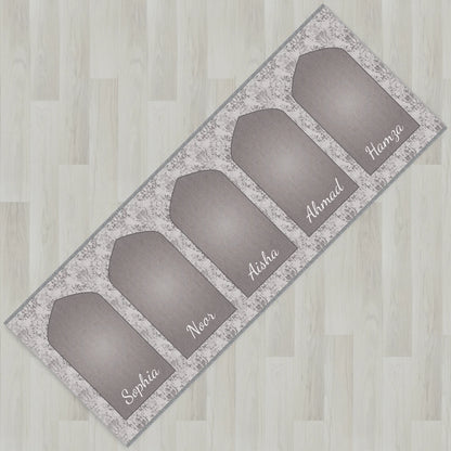 Lace Mihrab Personalized Prayer Mat