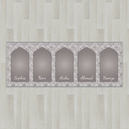 Lace Mihrab Personalized Prayer Mat