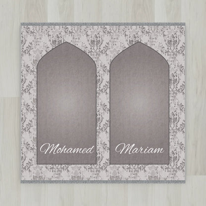 Lace Mihrab Personalized Prayer Mat