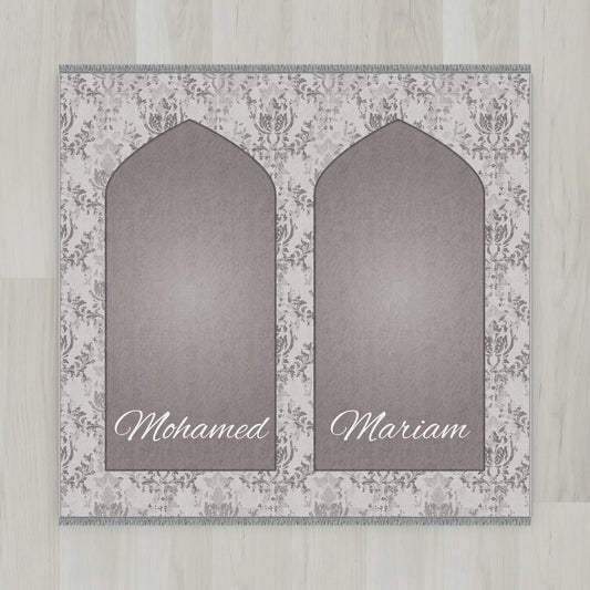 Lace Mihrab Personalized Prayer Mat