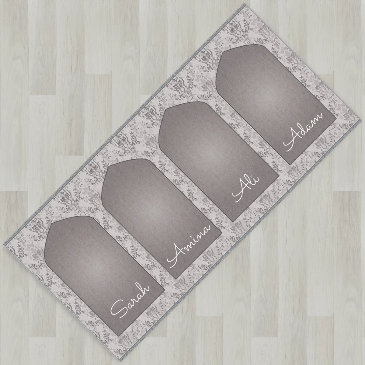 Lace Mihrab Personalized Prayer Mat