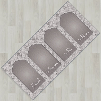 Lace Mihrab Personalized Prayer Mat