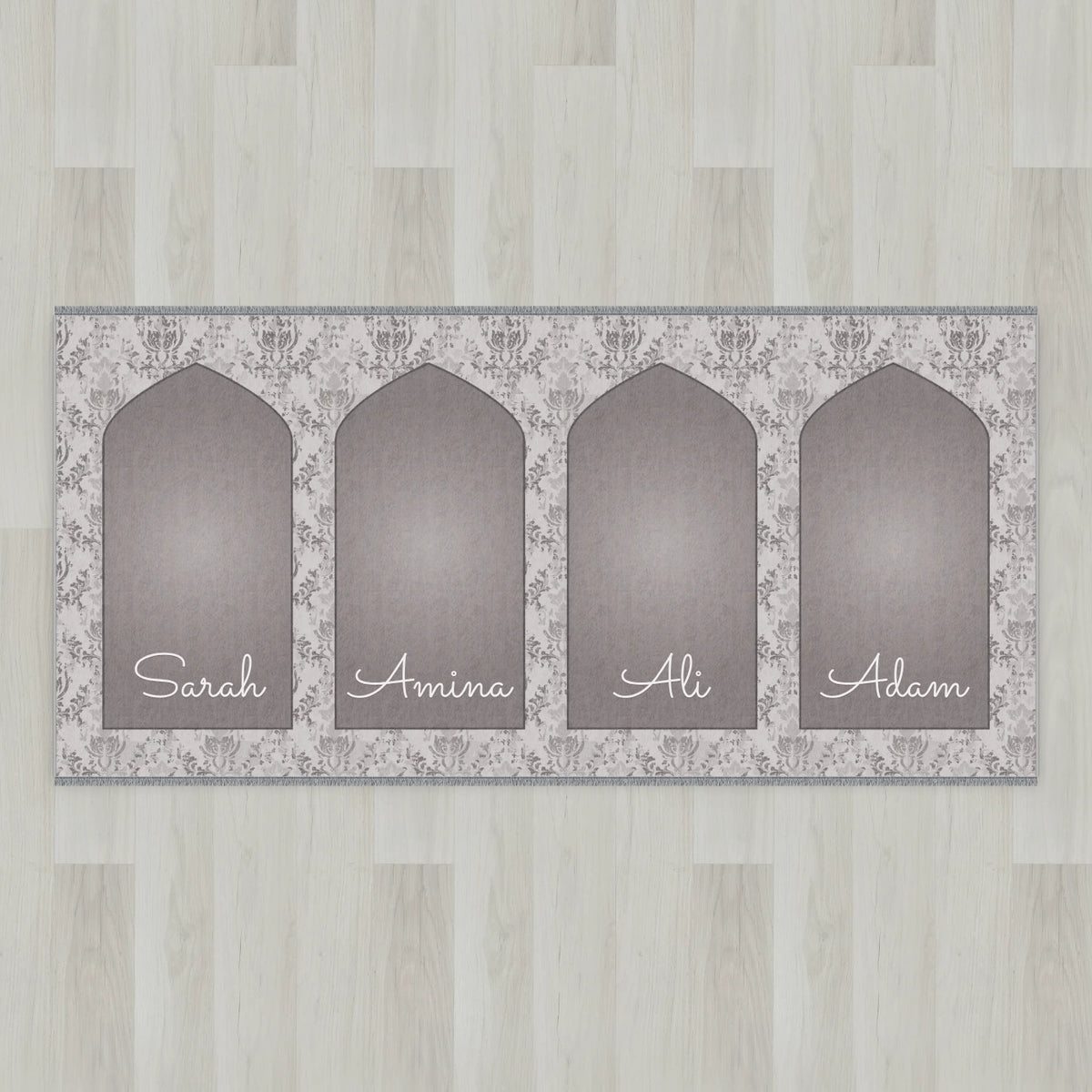 Lace Mihrab Personalized Prayer Mat