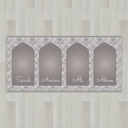 Lace Mihrab Personalized Prayer Mat