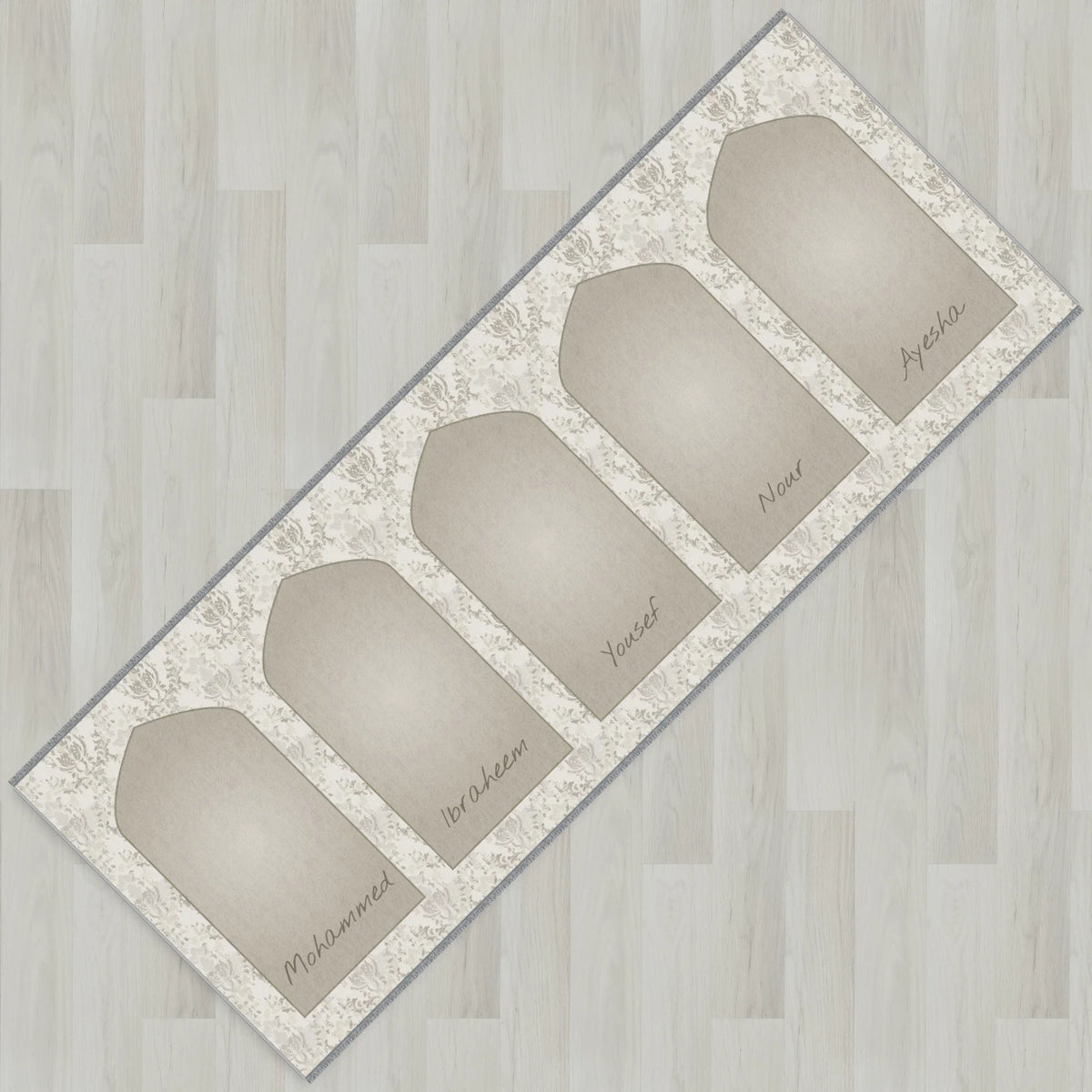 Lace Mihrab Personalized Prayer Mat