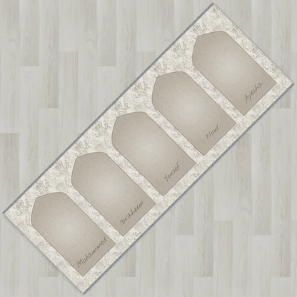 Lace Mihrab Personalized Prayer Mat