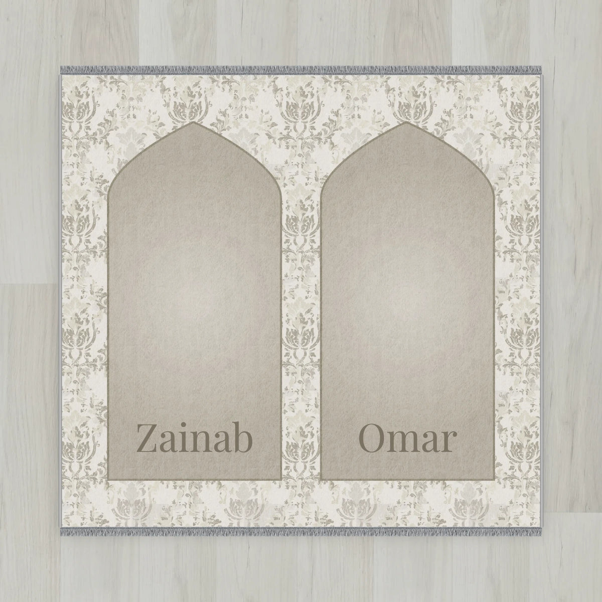 Lace Mihrab Personalized Prayer Mat