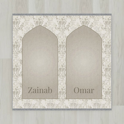 Lace Mihrab Personalized Prayer Mat