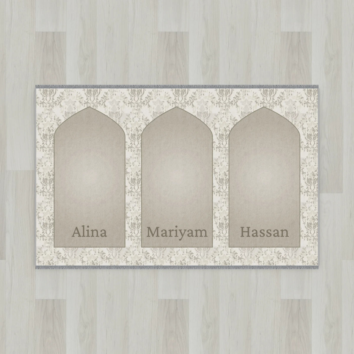 Lace Mihrab Personalized Prayer Mat