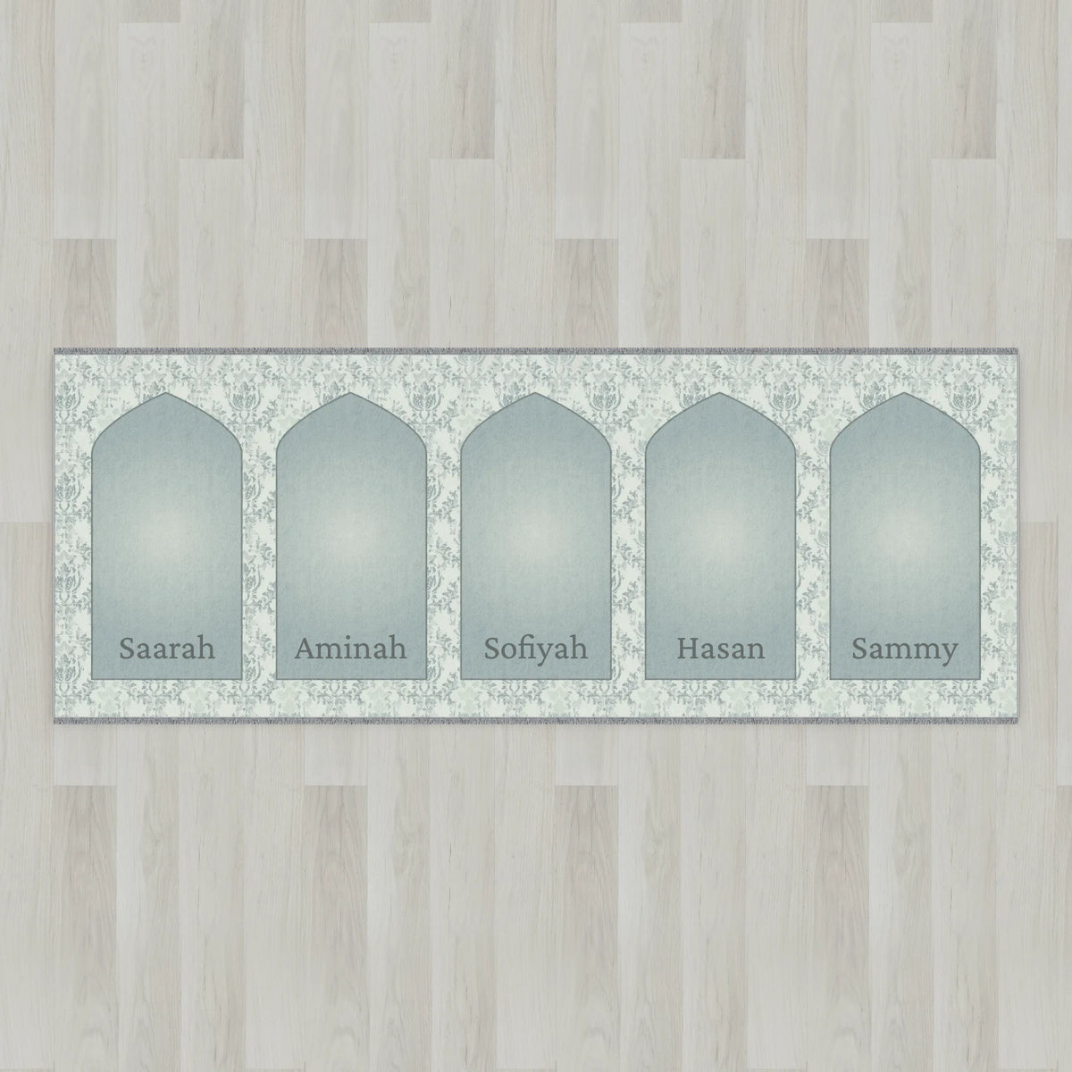Lace Mihrab Personalized Prayer Mat