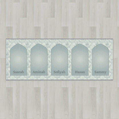 Lace Mihrab Personalized Prayer Mat
