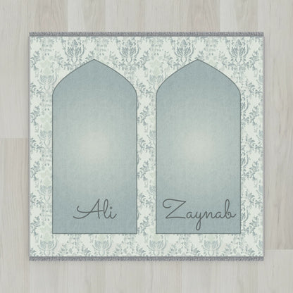 Lace Mihrab Personalized Prayer Mat