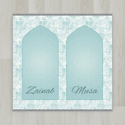 Lace Mihrab Personalized Prayer Mat