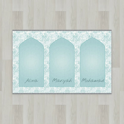 Lace Mihrab Personalized Prayer Mat