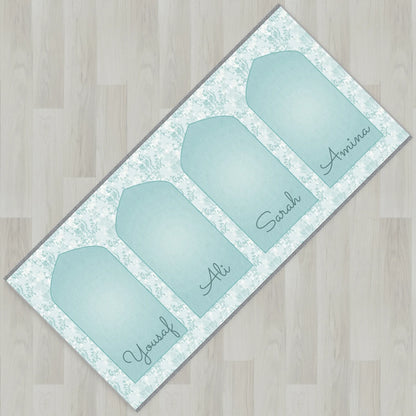 Lace Mihrab Personalized Prayer Mat