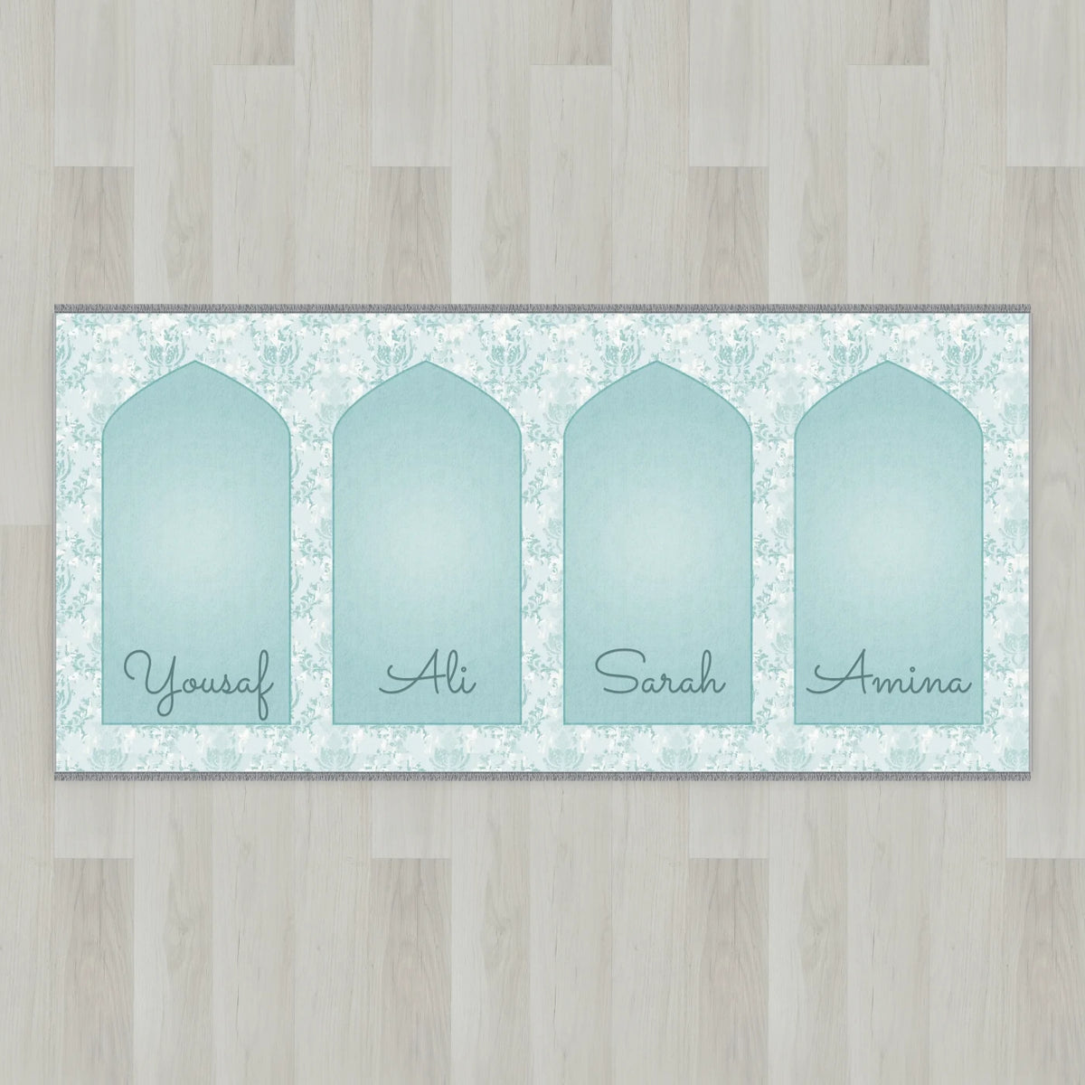 Lace Mihrab Personalized Prayer Mat