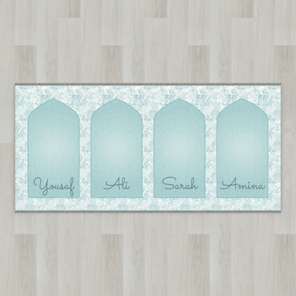 Lace Mihrab Personalized Prayer Mat