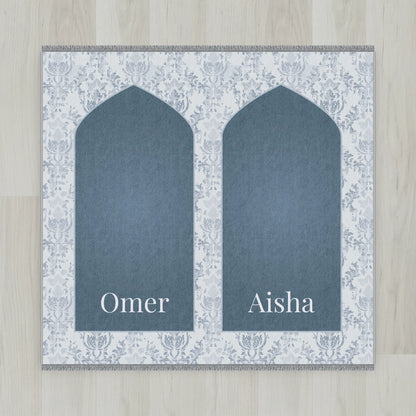 Lace Mihrab Personalized Prayer Mat