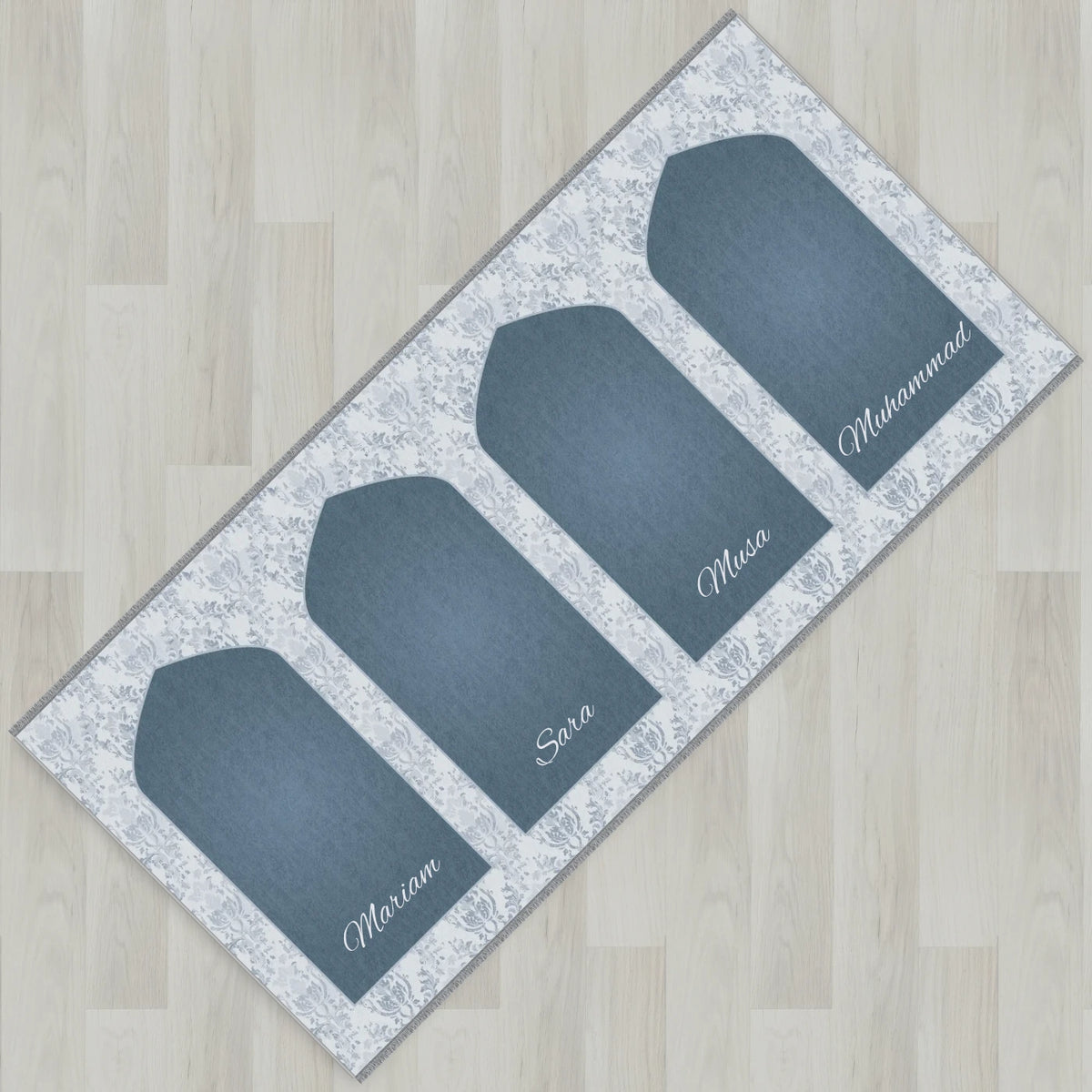 Lace Mihrab Personalized Prayer Mat