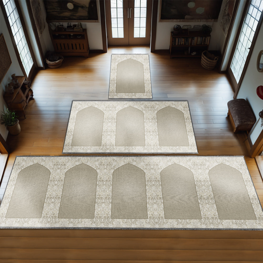 Lace Mihrab Personalized Prayer Mat