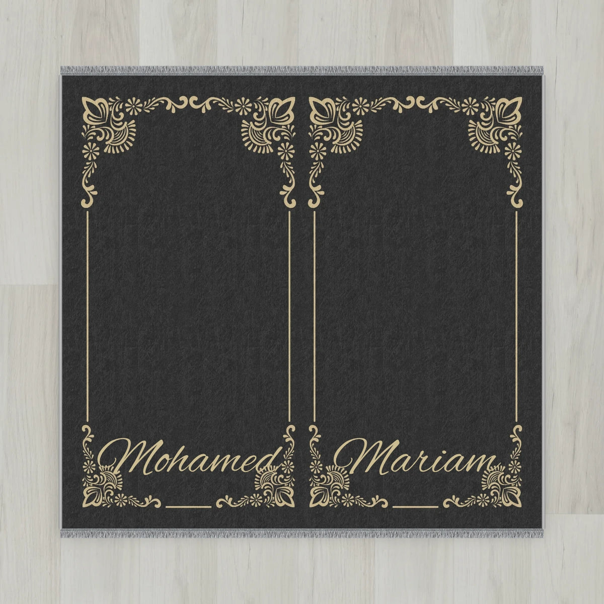 Gilded Frame Personalized Prayer Mat