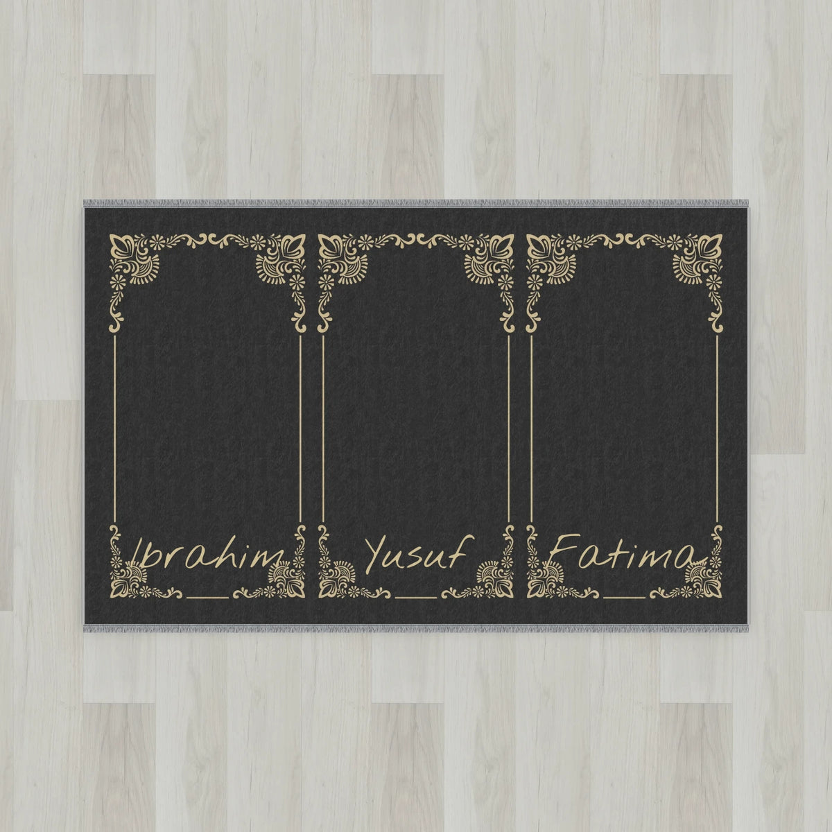 Gilded Frame Personalized Prayer Mat
