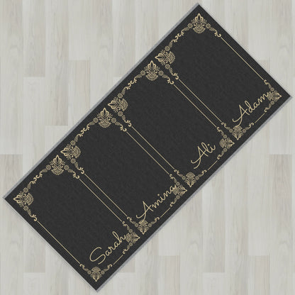 Gilded Frame Personalized Prayer Mat