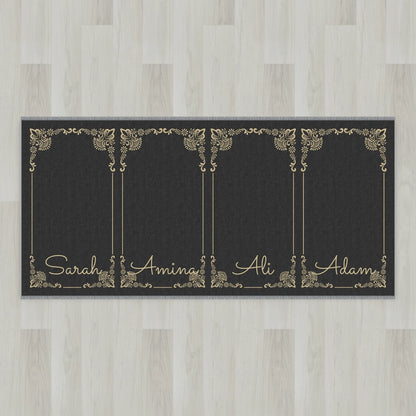 Gilded Frame Personalized Prayer Mat