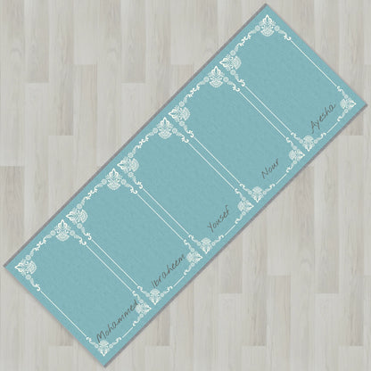 Gilded Frame Personalized Prayer Mat