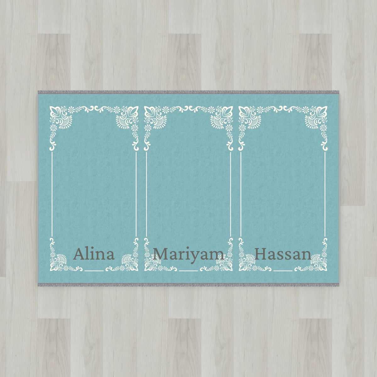 Gilded Frame Personalized Prayer Mat