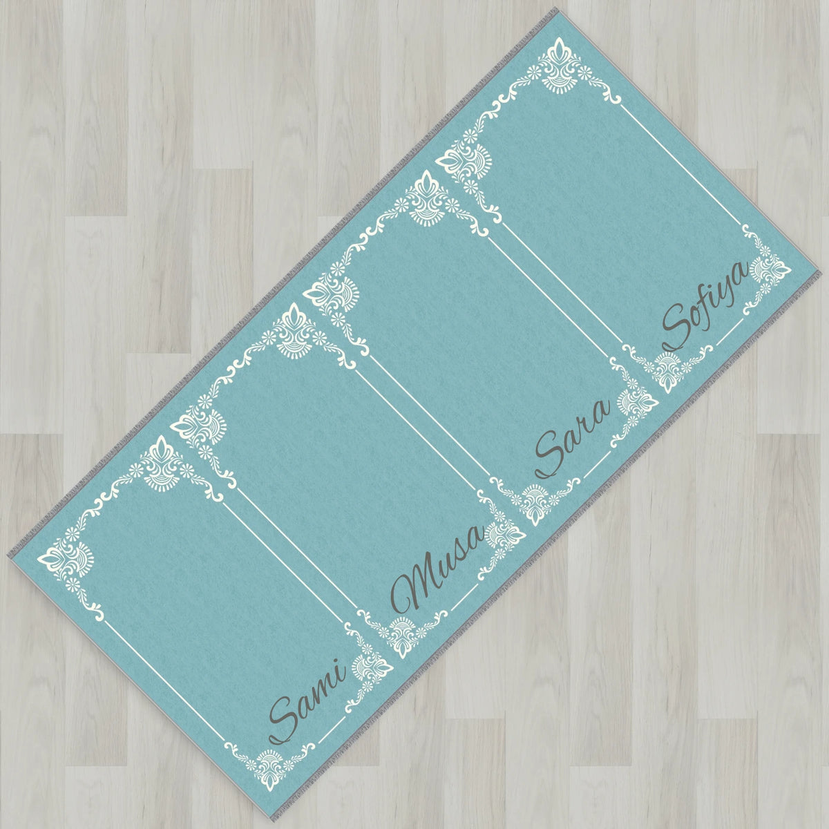 Gilded Frame Personalized Prayer Mat