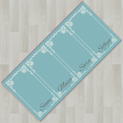 Gilded Frame Personalized Prayer Mat
