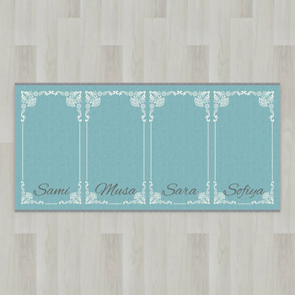 Gilded Frame Personalized Prayer Mat