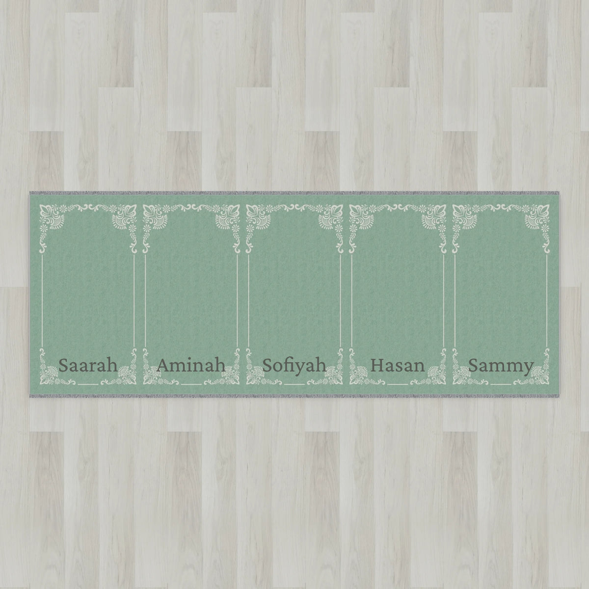 Gilded Frame Personalized Prayer Mat