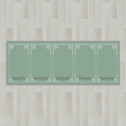 Gilded Frame Personalized Prayer Mat