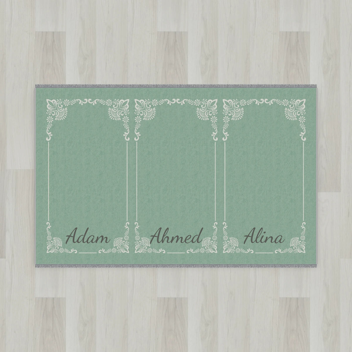 Gilded Frame Personalized Prayer Mat