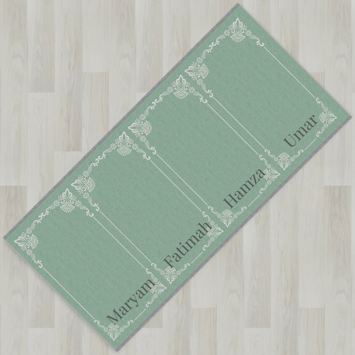Gilded Frame Personalized Prayer Mat