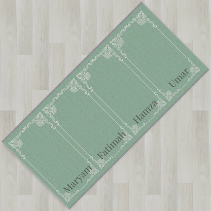 Gilded Frame Personalized Prayer Mat